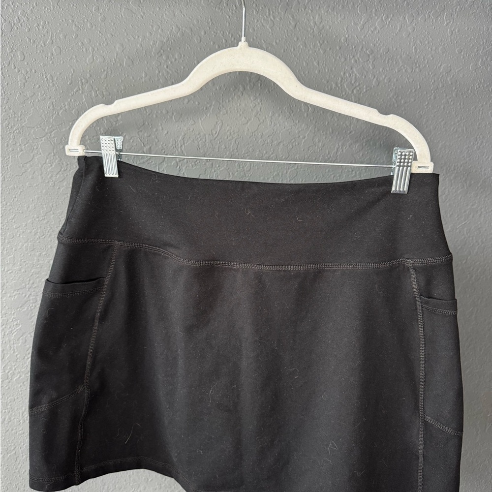 Black Skort with Pockets